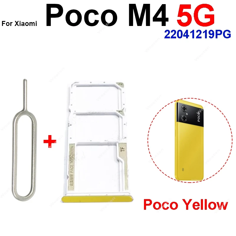For Xiaomi Poco X4 GT X4 Pro F4 GT M4 5G Sim Card Tray SIM Card