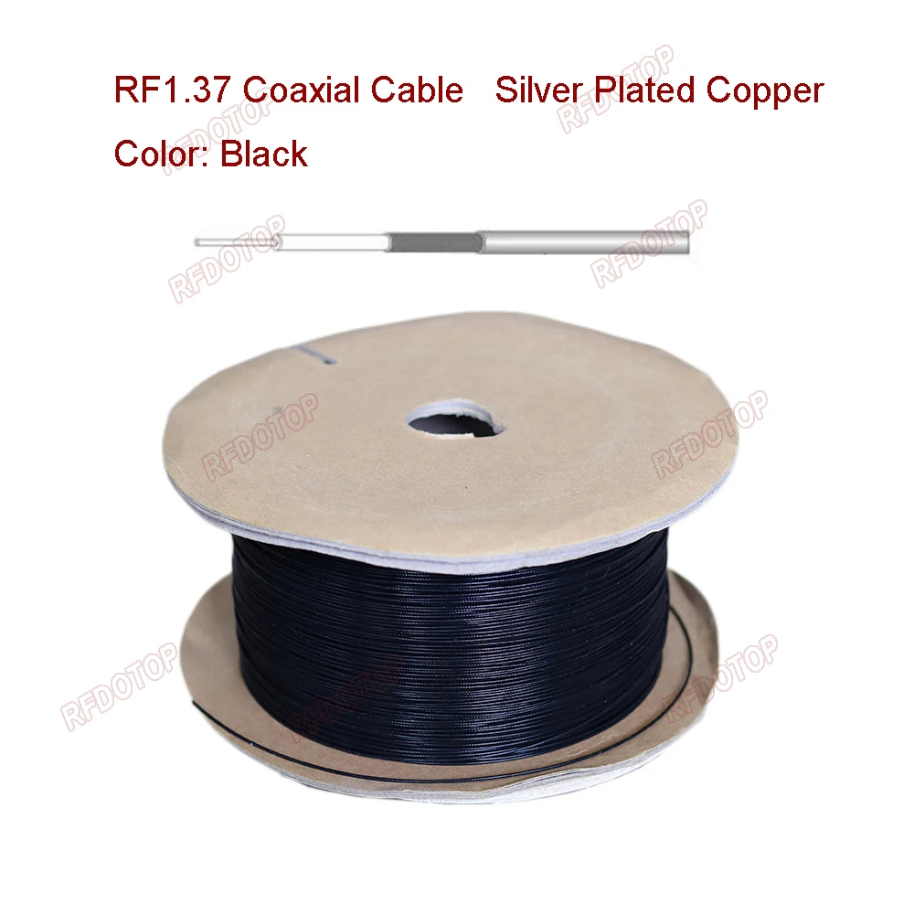 

RF1.37 Coaxial Cable 50 Ohm RF Coax Extension Wire for Ufl IPX MHF4 MMCX Connector Silver Plated Copper High Quality Transmit