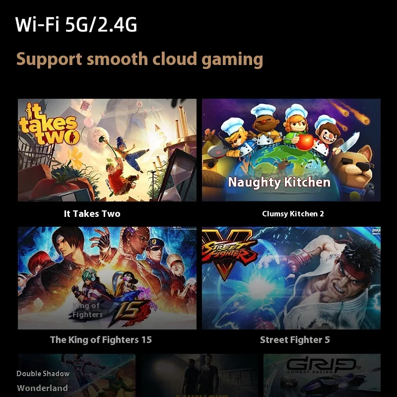 GAMEMT E5 وحدة تحكم ألعاب محمولة للغاية 5 بوصة 1280 × 720 IPS شاشة تعمل باللمس 5000 مللي أمبير في الساعة عصا تحكم ذات تأثير القاعة جهاز ألعاب محمول يعمل بنظام أندرويد