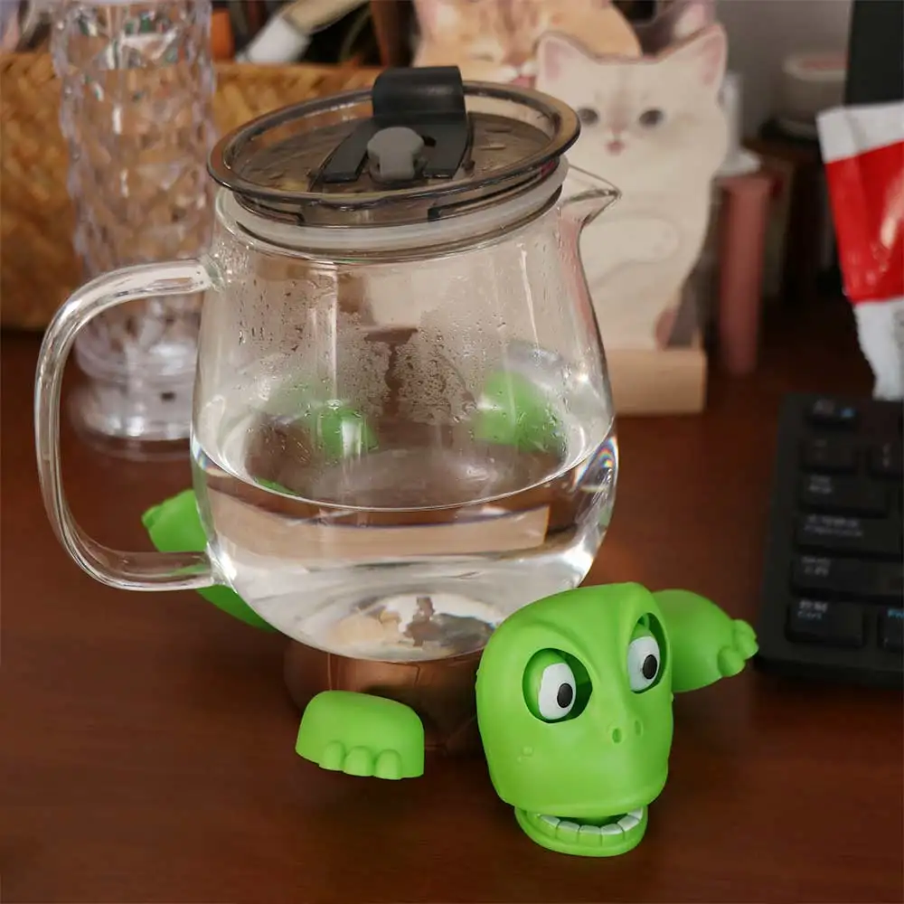 ABS Panicked Turtle Coaster Press Frightened Turtle Turtle Cup Pad Quirky Mug Holder Diy Turtle Base Cup Mat Gifts