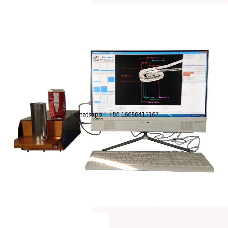 Scale Hemming Projector Double Roll Seal Tester Aerosol Cans Plastic Cans Projector Automatic Hemming Projector