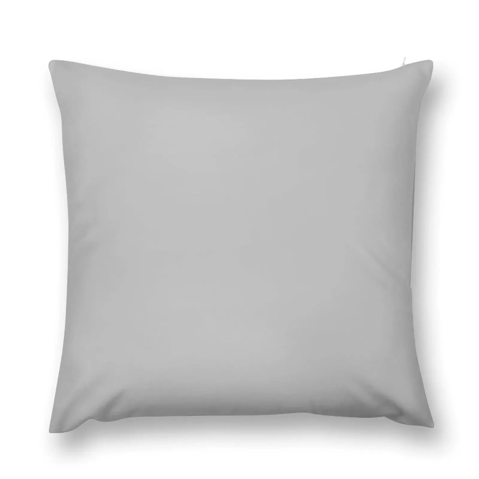 

PLAIN SILVER - OVER 100 SHADES OF GREY AND SILVERS ON OZCUSHIONS Throw Pillow Sitting Cushion Sofa Cushion Cover pillow