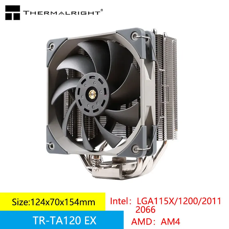 

Thermalright TR-TA120 EX air-cooled radiator single tower 5 anti-gravity heat pipes support LGA115X/1200/2011/AM4