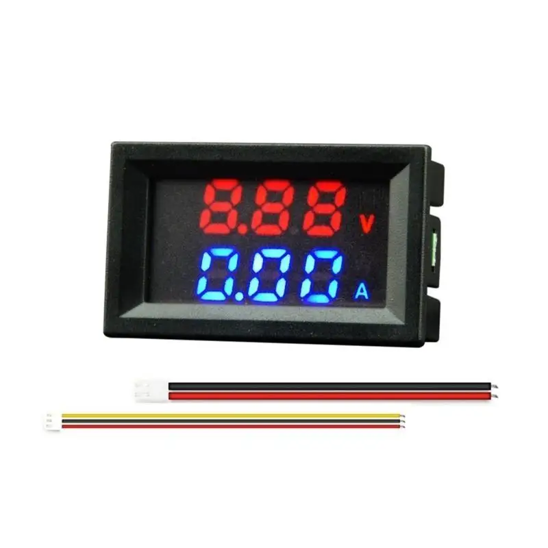 652F Digital Multimeter Dual LED Display Voltmeter Ammeter Power Meter Micro-adjustment Function Current Watt Meter