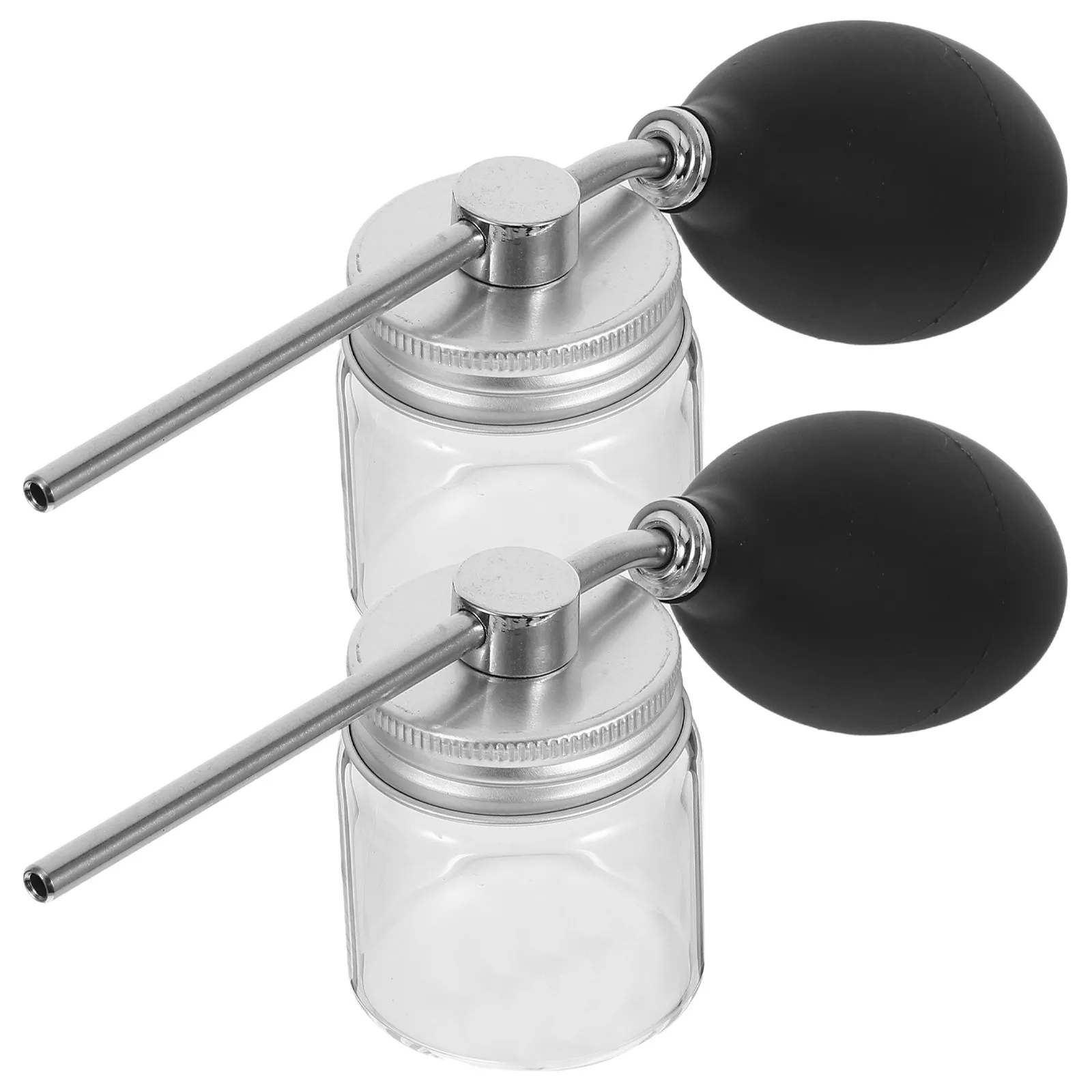 2Pcs Hair Fiber Spray Pump Refillable Bottle Leakproof Dispenser Spray Applicator for Thinning Scalp Hair Building Fibers