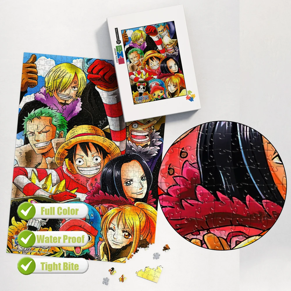 Popular Anime One Piece Heroes Sudoku Jigsaw Puzzles Book Portable Brain Game Logical Training Toy Best Gifts for Kids Daily Use
