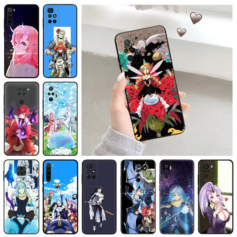 Silicone Soft Phone Case for Redmi 9c 9a 9i a1 a2 k60 k50 k40 Note 9 Pro 9s 9t 8 7 That Time I Got Reincarnated as a Slime Cover