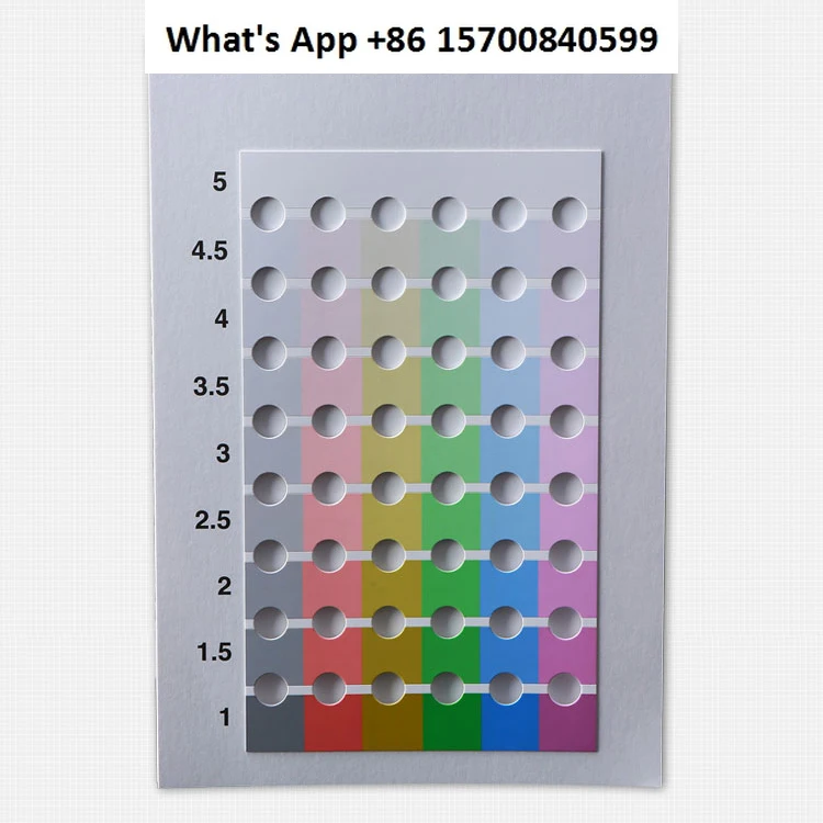 Six-color nine-level colorimetric card, American standard gray card standard color card