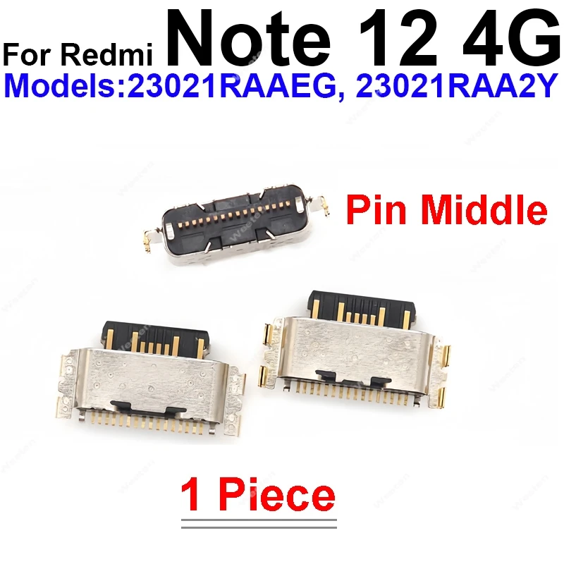 USB Type-C Charging Port Socket For Xiaomi Redmi Note 12 12S 13 Pro+ Plus Note 12 Discovery Turbo Speed 4G 5G Repair Parts