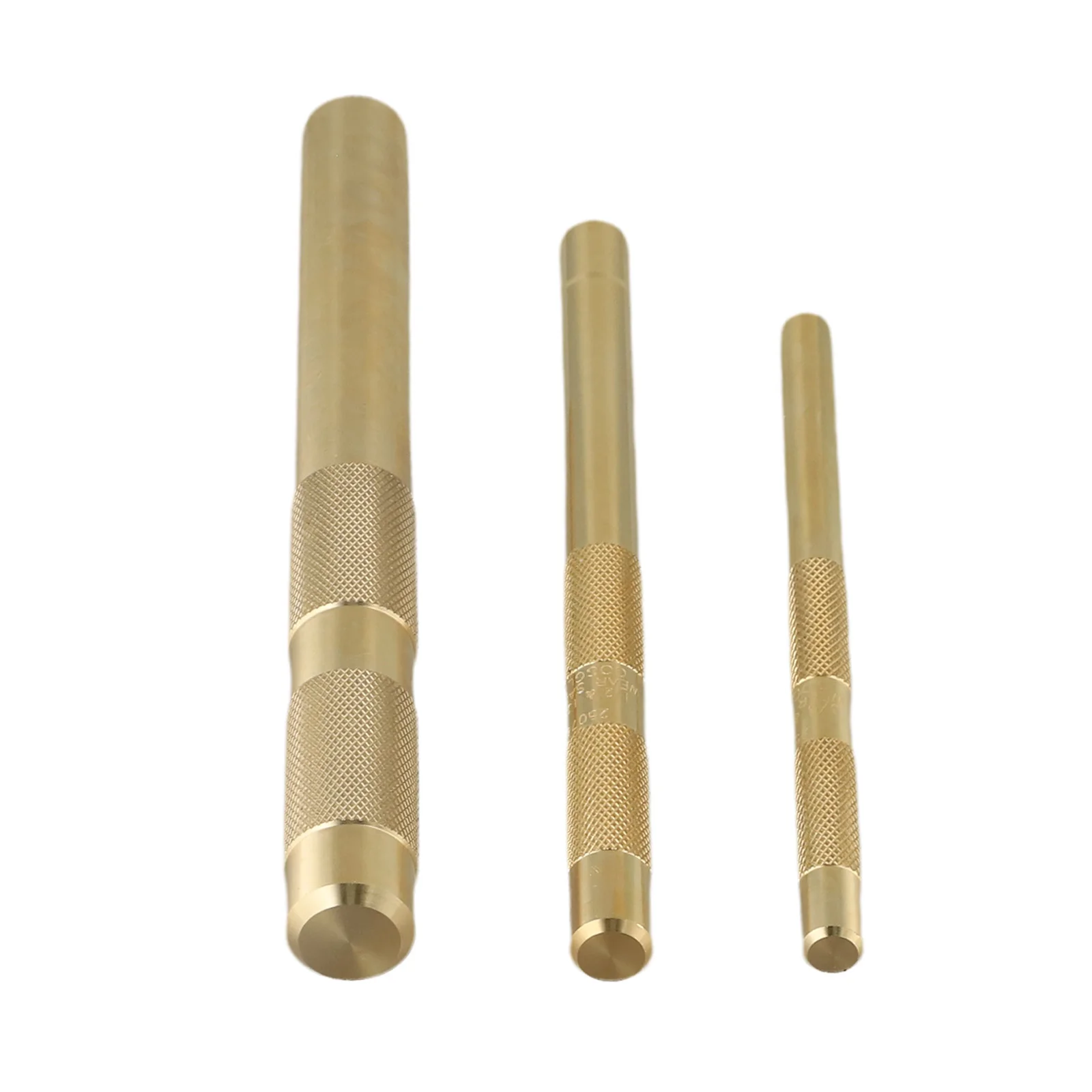 Brass Punch Set Hand Tool Punches Engineering Use Construction Projects High Machinability 3 Pieces Set Erosion Resistant view 6