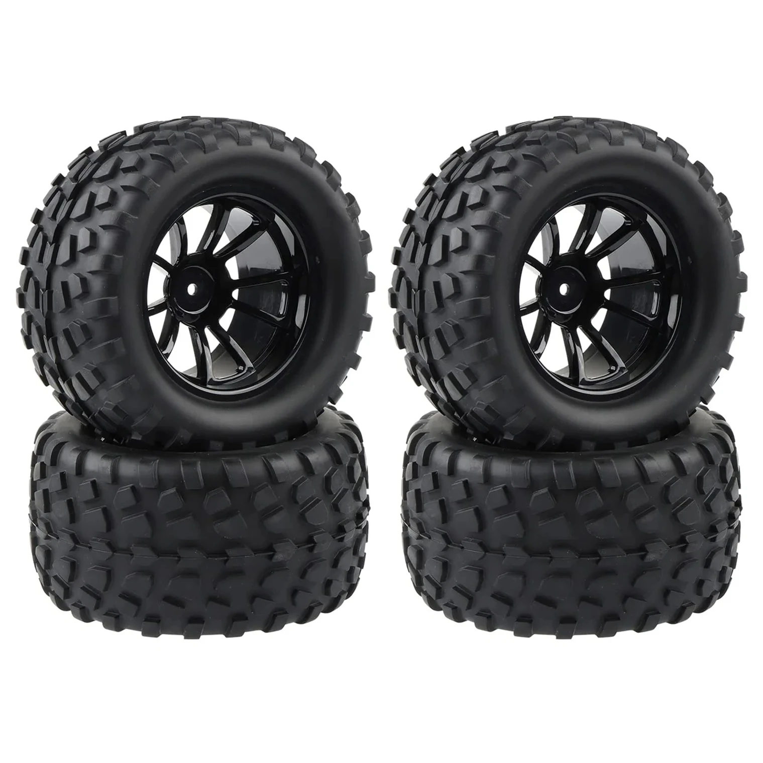 

130MM 1/10 RC Monster Truck Buggy Tire Tyre Wheel Foam Inserts 12mm Hex for Traxxas Arrma Redcat HSP HPI Tamiya Kyosho