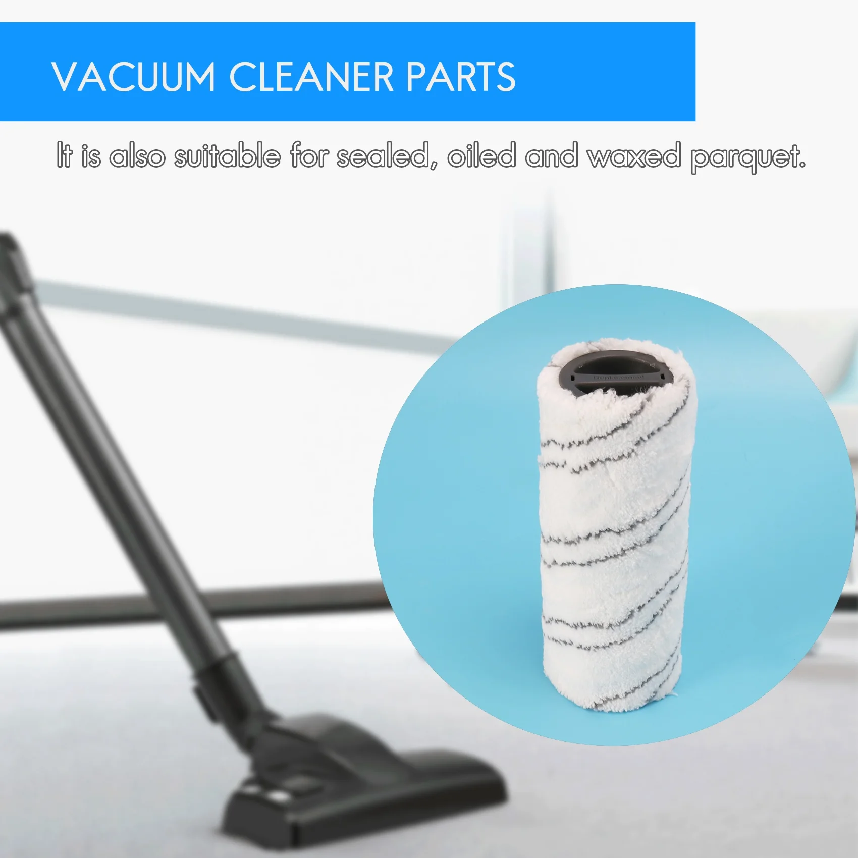 A006-4Pcs ทําความสะอาดแปรงลูกกลิ้งแปรงหลักสําหรับ Karcher FC3 FC3D FC5 FC5D เครื่องดูดฝุ่นไร้สายแปรงทําความสะอาด