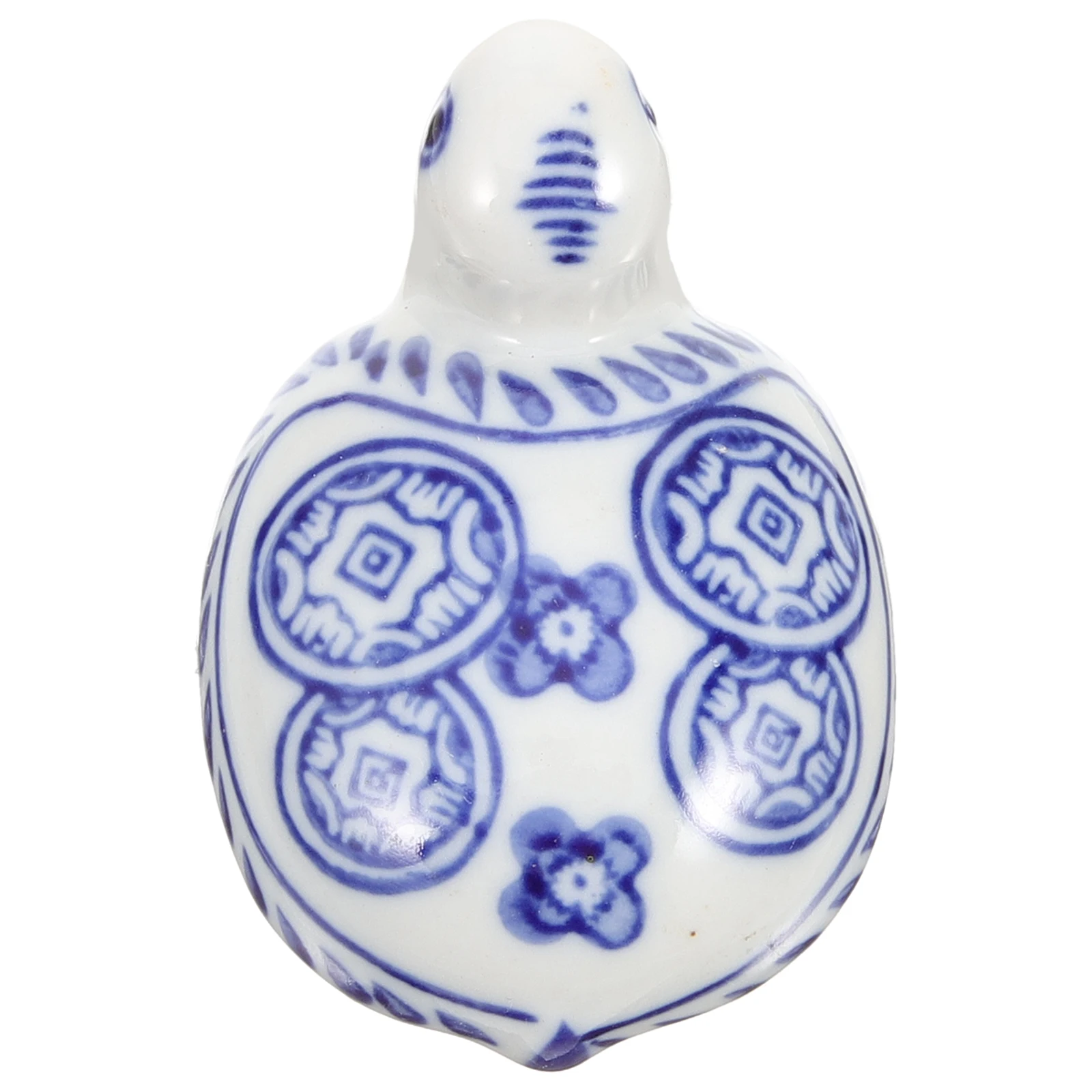 

Exquisite Blue and White Porcelain Turtle Aquarium Decor Floating Animal Ornament for Fish Tank Accessories Landscape Prop