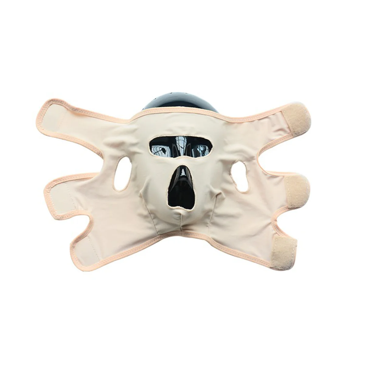 Maschera snellente per il viso Masseter elastico traspirante completamente sottile Cintura di serraggio per doppio mento Taglia L per scolpire il viso