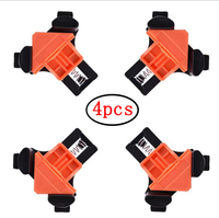 4pcs Woodworking Clamp 90 Degree Right Angle Fixing Clips Picture Frame Corner Clamp Woodworking Hand Tool DIY Fixture Tool