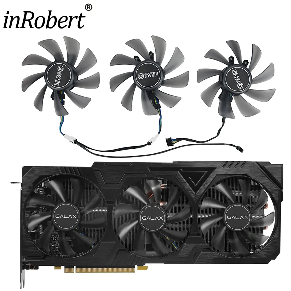 85mm FD9015U12S RTX2070S Cooler Fan Replace For Galax RTX  2070 Super EX Gamer Black Edition Graphics Video Cards Cooling