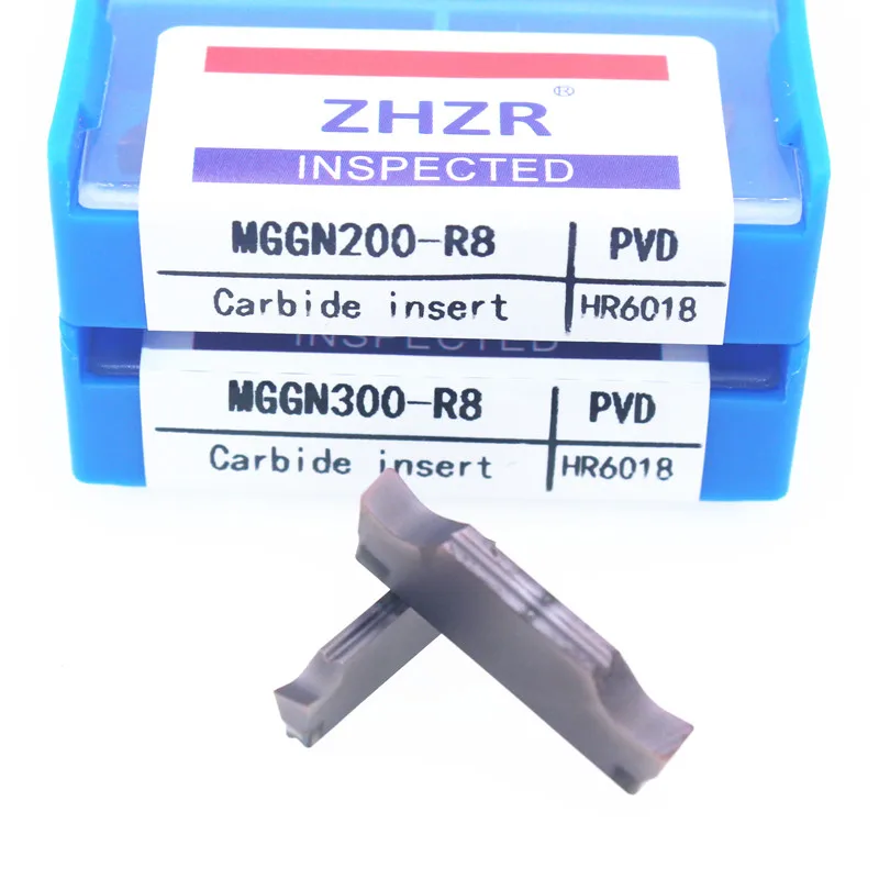 Free Shipping MGGN150 200 250 300 400 R/L8 HR6018 High-quality carbide slotted inserts for steel and stainless steel machining