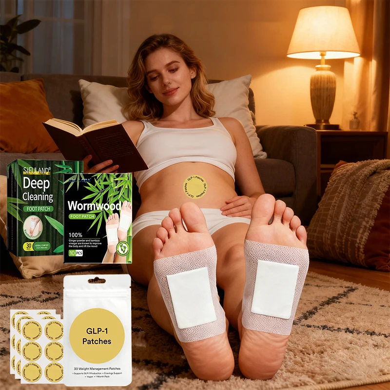 New 30PCS Hot Assistive Care Patch & 10PCS Detoxification & 30PC Natural Detox Foots Patches Slimming Effect Beauty Health Tools