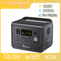 Fossibot F800 Portable Power Station 800W Solar Generator 512Wh LiFePO4 Battery Home Backup Outdoor Camping Mobile power
