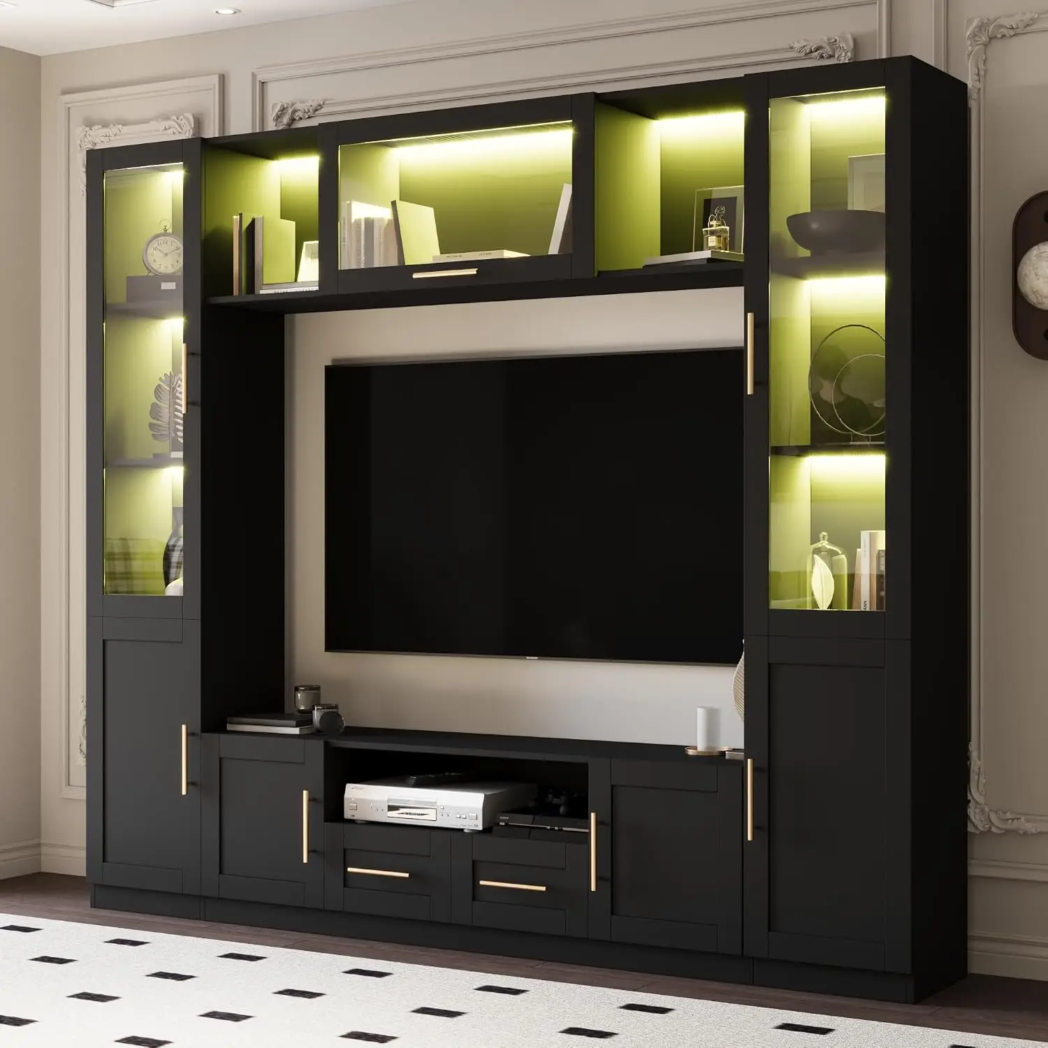4-Piece TV Stand LED Lights 70