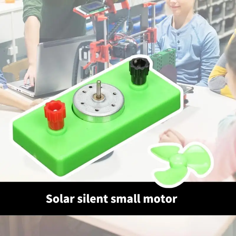 Y4QF Solarenergie mit Motor Elektrizitätsexperiment Motorfan für die naturwissenschaftliche Ausbildung und