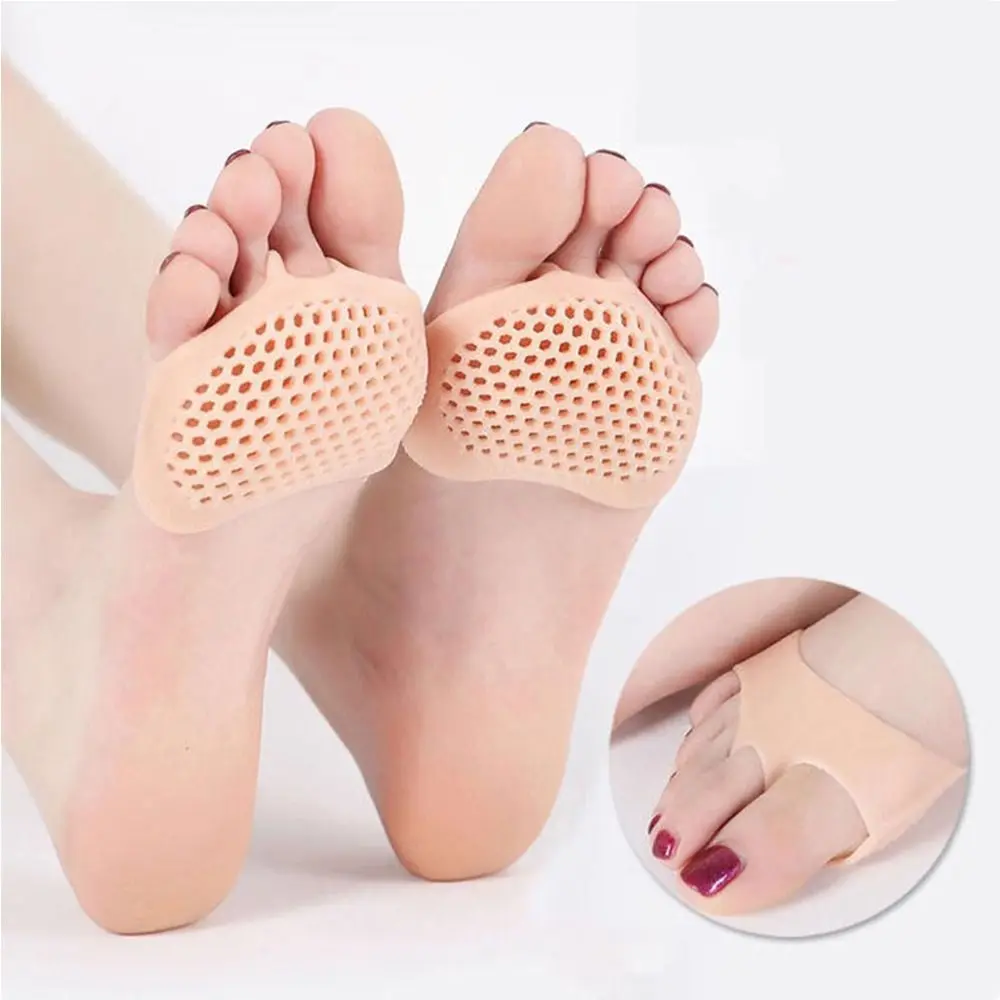 Calcetines para antepié, almohadillas de metatarso de silicona, calcetines de pedicura, calcetines de Yoga, almohadillas separadoras para pies, cubierta de pies, plantillas ortésicas para masaje de pies