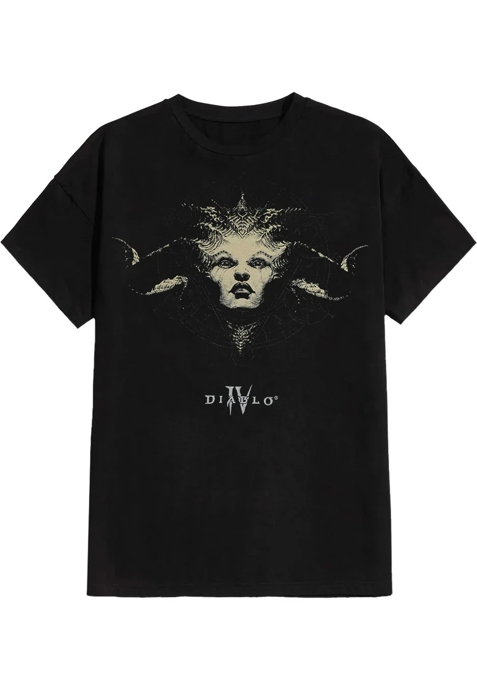 

Queen of The Damned Game Trend Clothing Printing Summer Luxury Brand Cotton Men's and Women's T-Shirts Short Sleeves Street