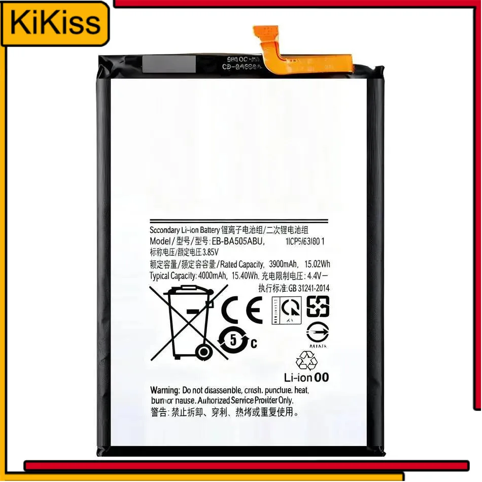 

For Samsung Galaxy A50 A505F SM-A505F Mobile Phone Battery EB-BA505ABN EB-BA505ABU Long Lasting 4000Mah