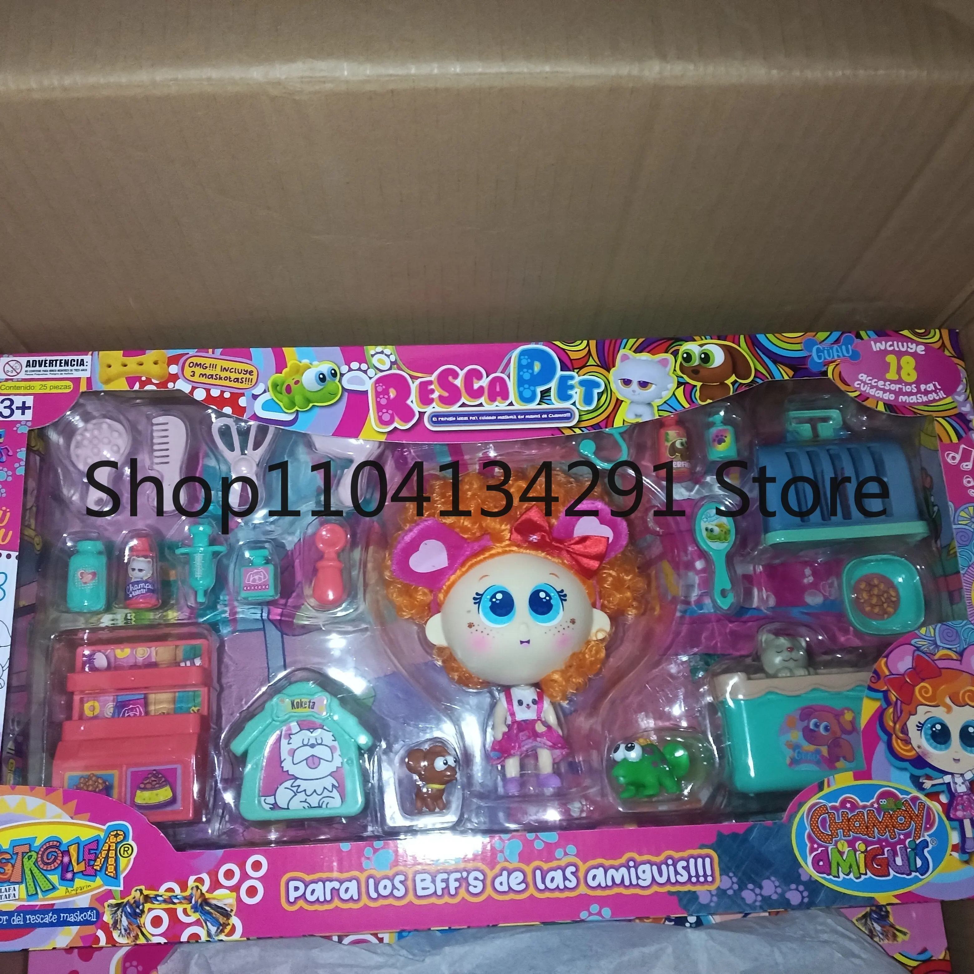 

Оригинальный набор кукол Distroller Chamay Neonate Unicorn Big-Headed Doll Family Set: косплей, подарок на день рождения, коллекционная модель игрушки