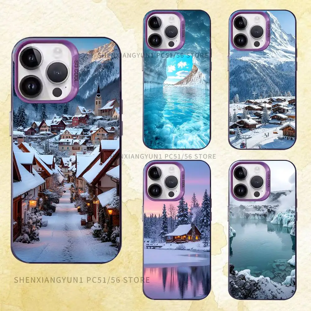 

Beautiful Scenery of Iceland Case for iPhone 11,12,13,14,15,16,17 Pro Max XS X XR mini Air Plus Cover
