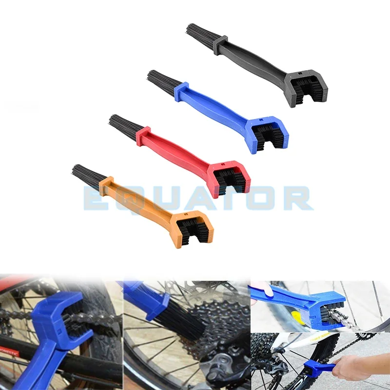 Motorcycle Rim Care Tire Repair New Motorcycle Cleaning Bike Chain Cleaner Plastic Moto Brush Motorcycle Repair Tool Ornamental