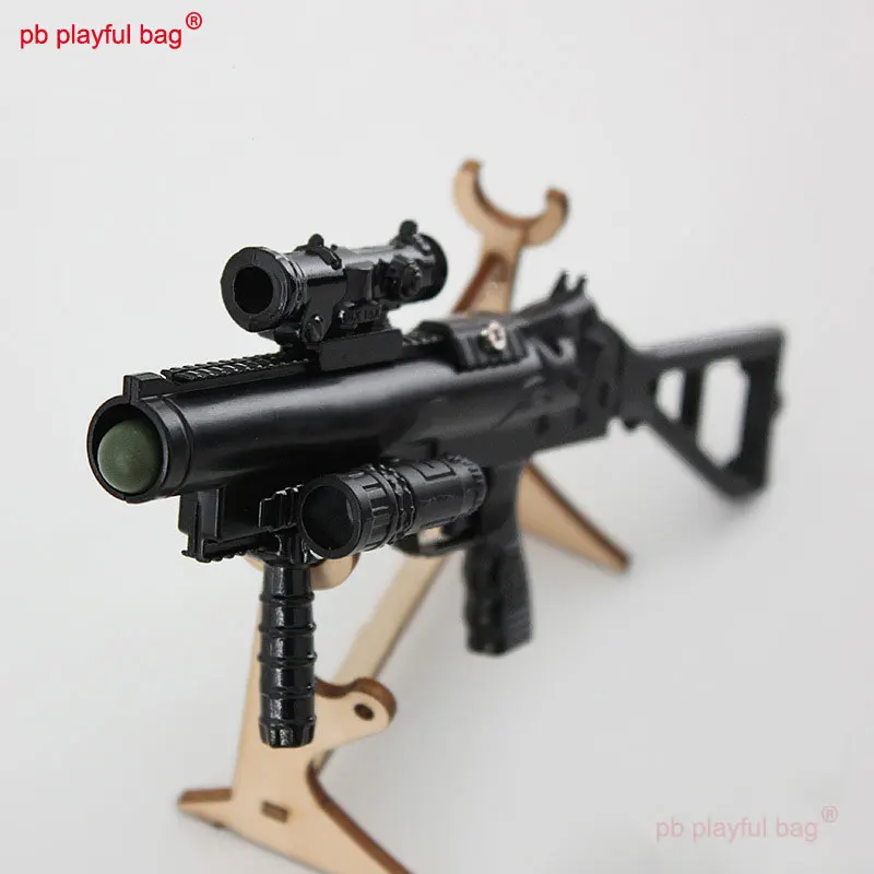 17cm Grenade Rocket Launcher Figures Mini Metal Equipment Model CS Toy Gun Boys' Toys Decorative Ornament Gift HG279