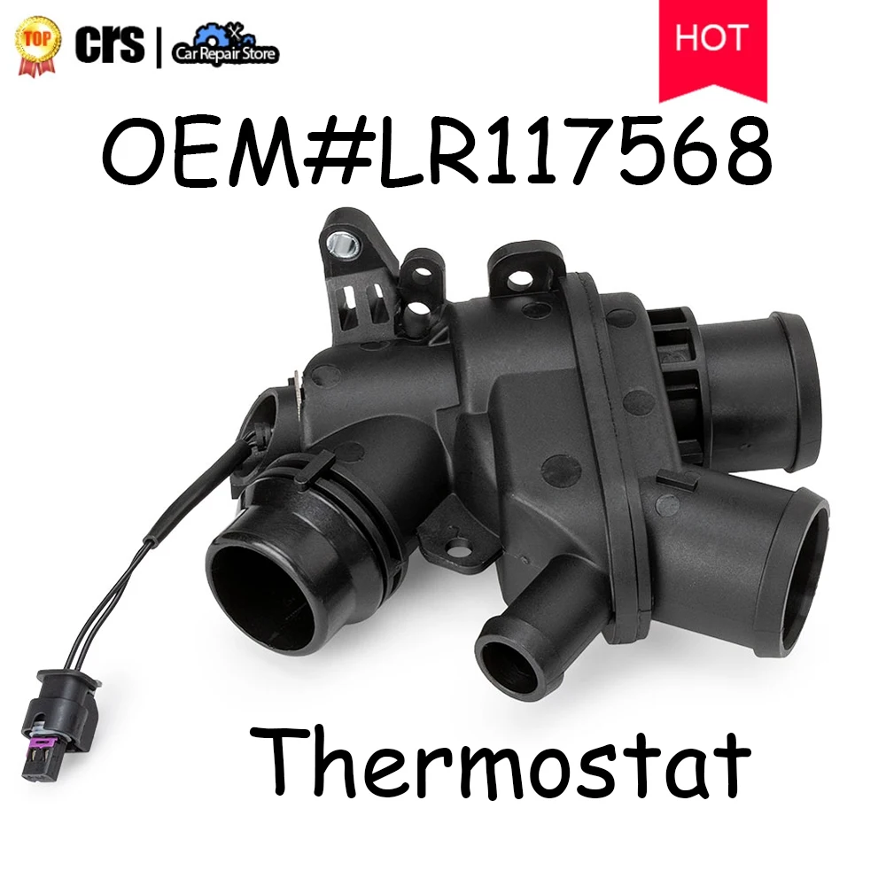 LR117568 Engine Coolant Thermostat Temperature Controller ​LR107288 For Land Rover LR117568 LR107288 C2Z29980 Car Accessories