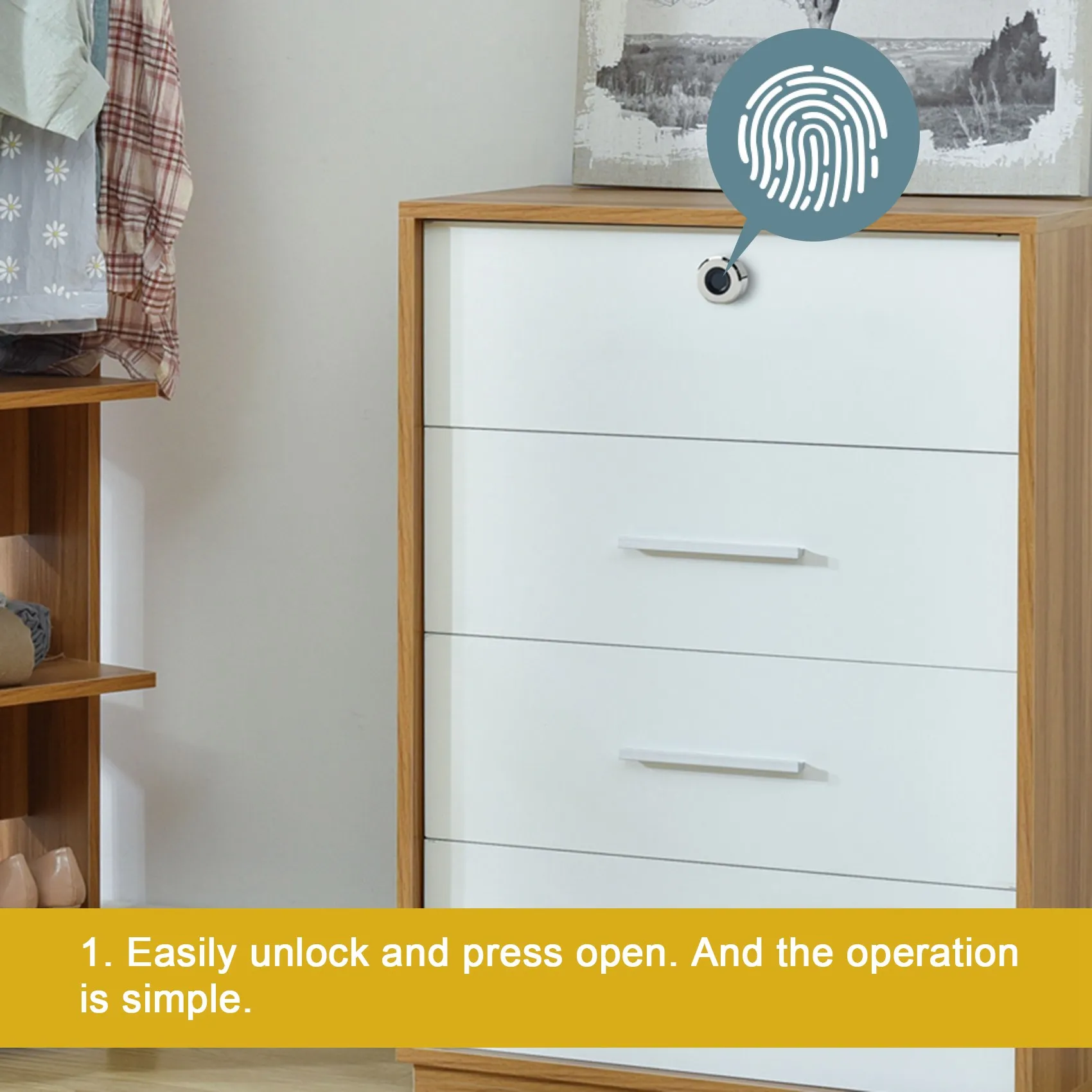 

A68Z умный замок для ящика с отпечатками пальцев, металлическая мебель, картотека, шкаф для обуви, почтовый ящик, сейф, замок для ящика с отпечатками пальцев