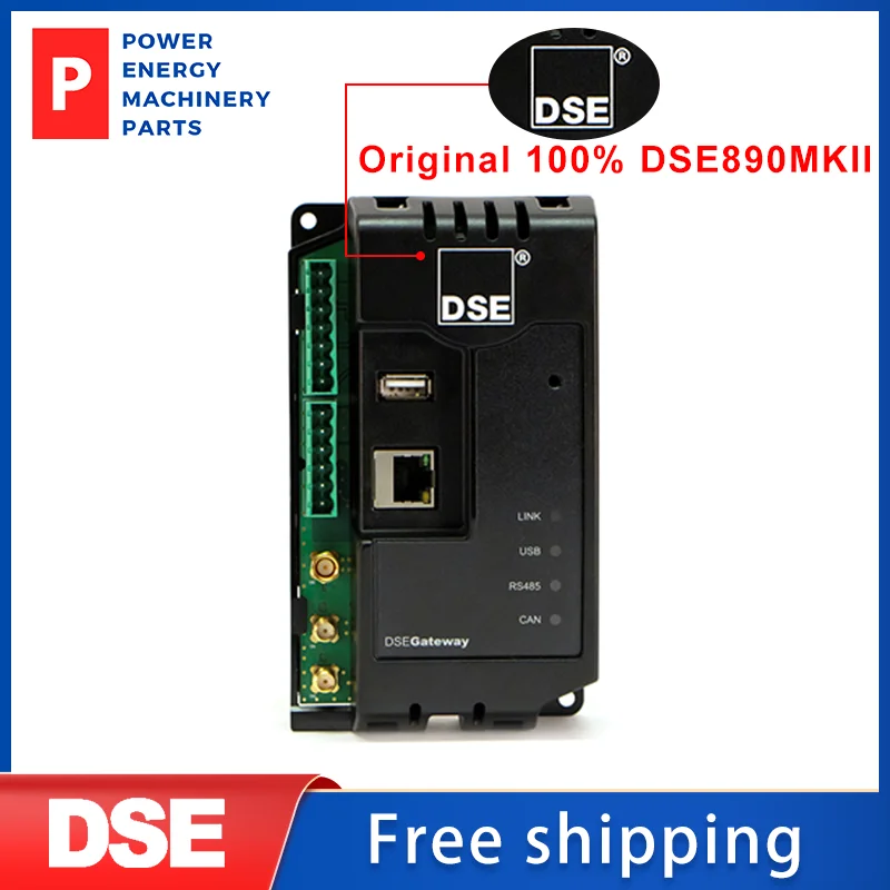 Genuine UK DSE890 MKII replace DSE890 Deep Sea Gateway DSE890 MKII Generator Communication Genset Controller 4g Ethernet