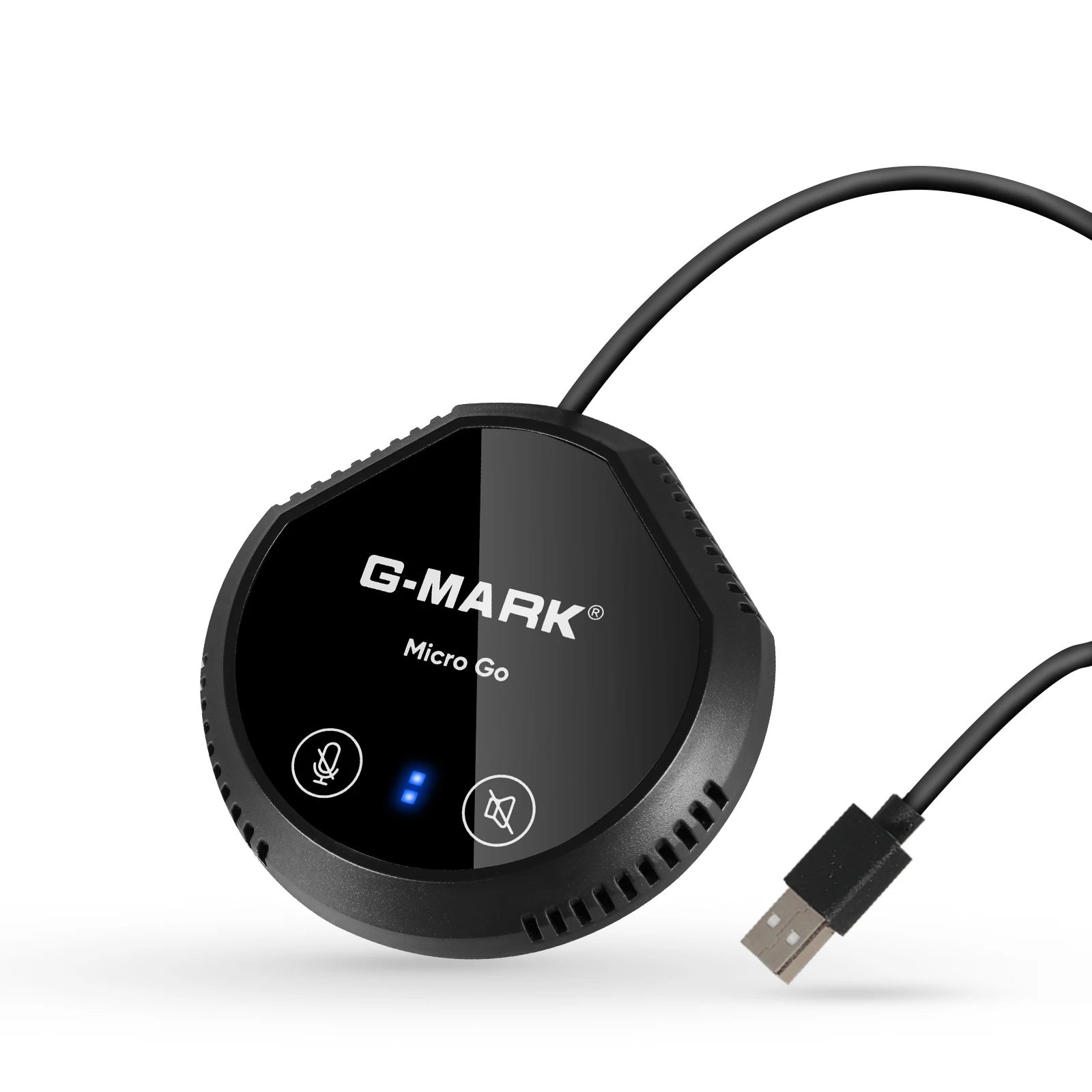 USB Microphone Speakers G-MARK Micro Go Conference Speakerphone Compatible with Leading Platforms Plug and Plays