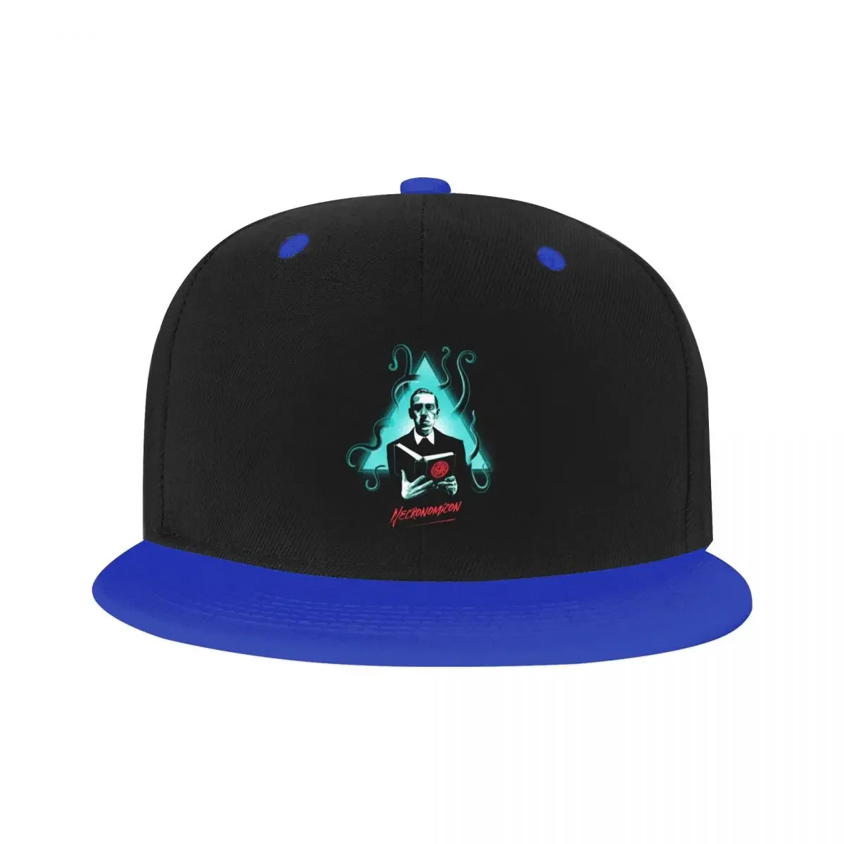 Ajustável Necronomicon Hip Hop Boné de Beisebol para Homens e Mulheres, Punk Call of Cthulhu, Engraçado, Lovecraft, Papai Chapéu, Snapback