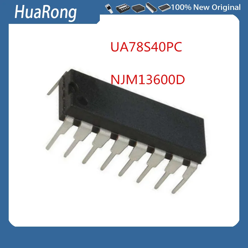 5PCS/LOT     UA78S40PC      NJM13600D     13600D       DIP16