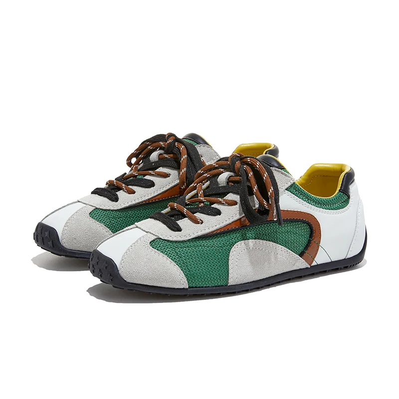 

AIYUQI 2026 New Women's Sports Shoes Flat Non-slip German Training Shoes Women Spring and Autumn Color Block Student Shoes girl