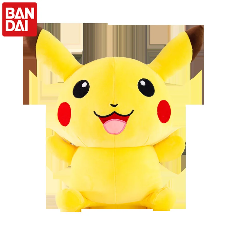 Almohada de Pikachu Kawaii de Pokémon para niños, súper suave muñeco de peluche de gran tamaño, almohada para dormir, regalo de cumpleaños