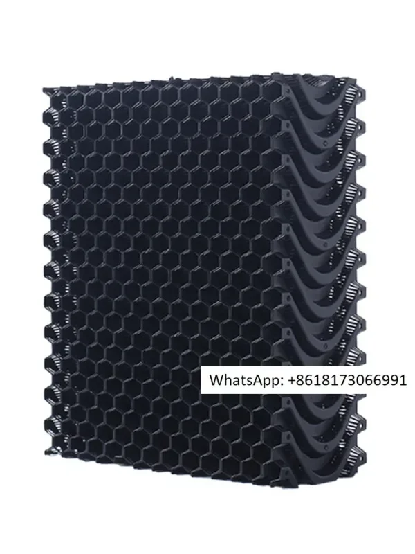 Cooling tower packing dust removal water curtain circular square SM wave cooling packing PP PVC fiberglass accessories