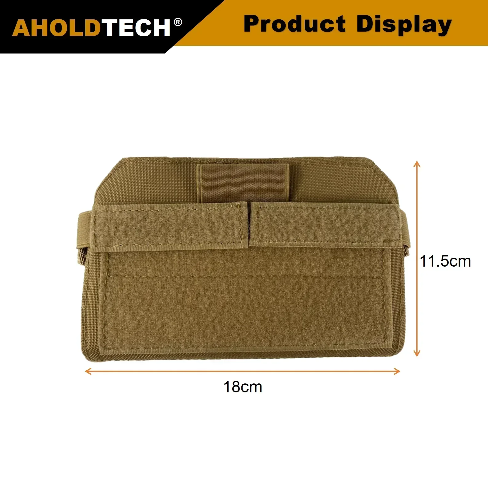 Aholdtech Tactical Mobile Navigation Plate Chest Hanging Mobile Holder Foldable Bag Outdoor Vest With MOLLE Hunting Sports Gear