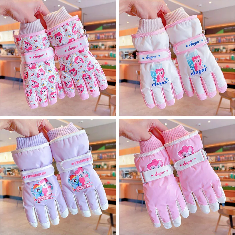 Зимние детские лыжные перчатки