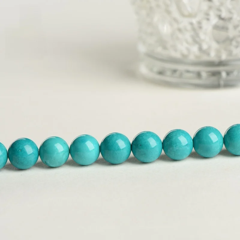 High Quality Turquoise Beads, 4 6 8 10 12mm Loose Spacer Beads For Jewelry Making DIY Bracelets Necklace Accessories