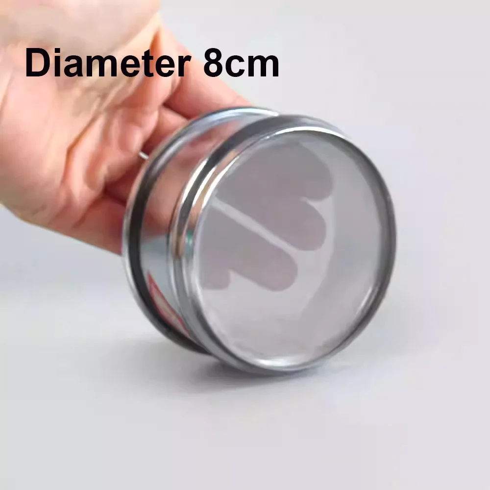 Dia 8cm 2 - 2000 Mesh Standard Laboratory Test Sieve 304 SUS Filter Mesh Chroming Frame Sampling Inspection Pharmacopeia Sieve