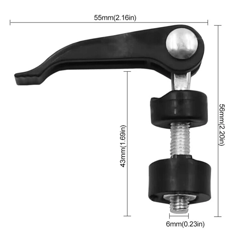 ABDJ-Manuelles Schnellspannschrauben-Einstellwerkzeug, geeignet für Ersatzteile für Dreiecksgriff, Knauf, Mutter, Bolzen, Rasenmäher