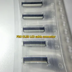 10pcs LCD connector 43pin For Swtich OLED main unit screen lite SD Card Slot Plug LITE L Keypad Plug