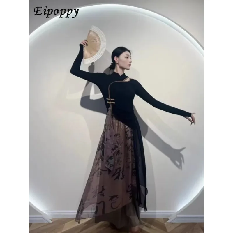 Costume da danza classica per donna, sottile ed elegante, autunno e inverno