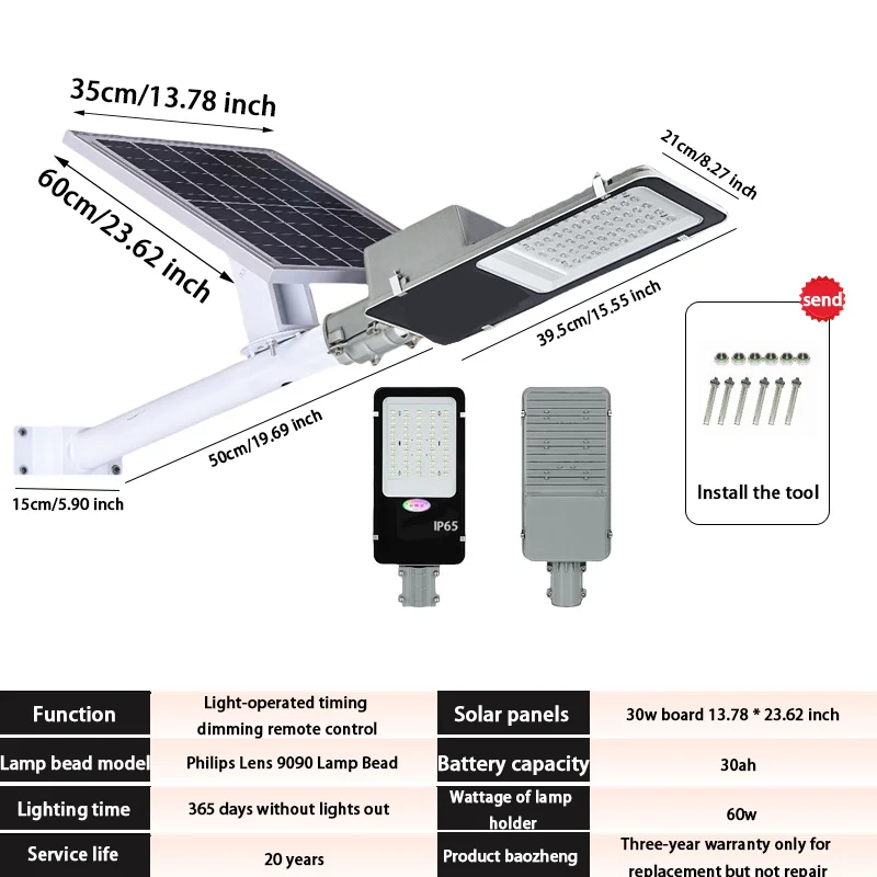 

Солнечный уличный светильник YaoLing 8000 Вт, водонепроницаемый уличный прожектор для наружного освещения, солнечные дорожные фонари для двора, сада, парковки, подъездной дорожки