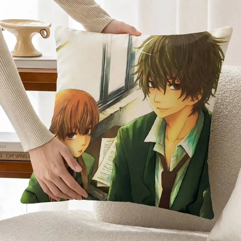 My Little Monster Shizuku Haru Customizable Square Pillow case Double Sided Print Sofa Bedroom Decor Cushion Cover